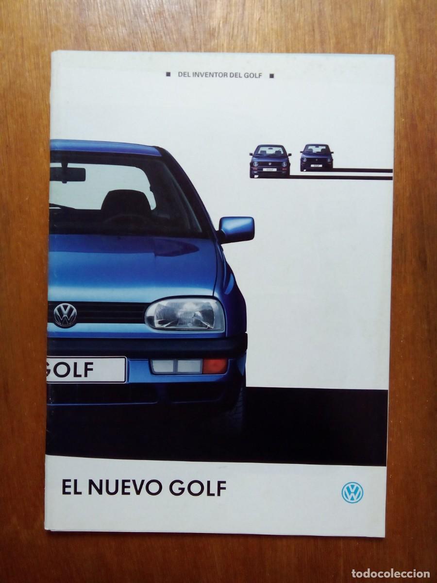 Coches y Motocicletas: CATALOGO EL NUEVO VOLKSWAGEN GOLF Y DATOS TECNICOS Y EQUIPAMIENTO, 1991