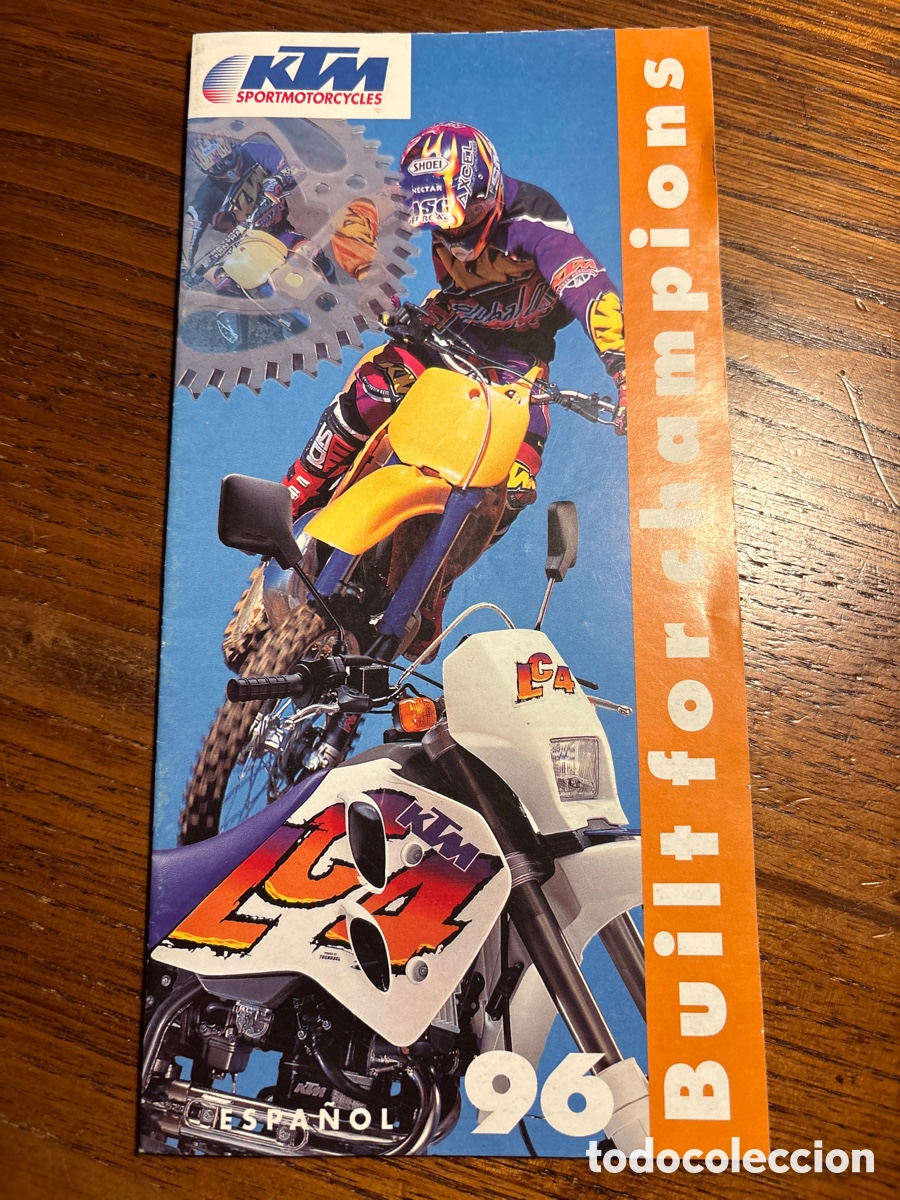 Coches y Motocicletas: FOLLETO CAT&Aacute;LOGO MOTO KTM 1996 ( SPORT MOTORCYCLES CROSS ENDURO&hellip;)
