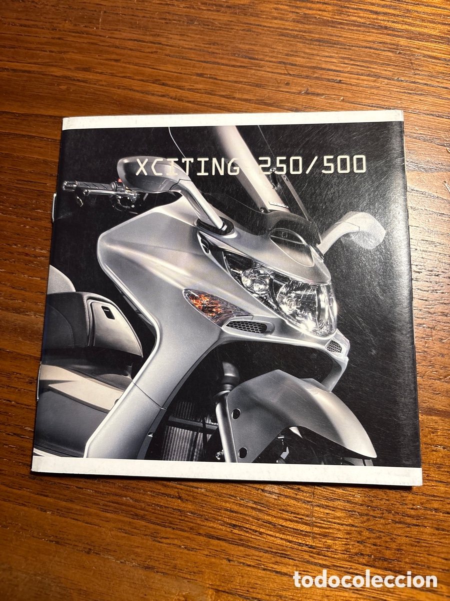Coches y Motocicletas: FOLLETO CAT&Aacute;LOGO MOTO KYMCO XCITING 250 500