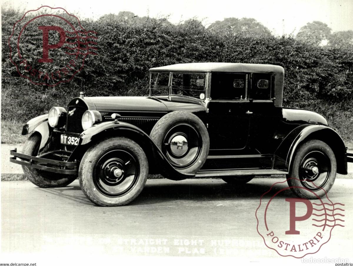 Coches y Motocicletas: HUPMOBILE 1926 34 COUPE ON STRAIGHT 8 CHASSIS VANDEN PLAS 1923 19*15CM USA MOTOR CARS COCHES Bryan
