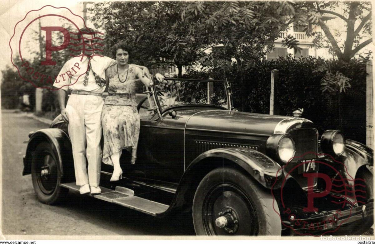 Coches y Motocicletas: HUPMOBILE 14*10CM VOITURE CAR COCHES Bryan Goodman Collection
