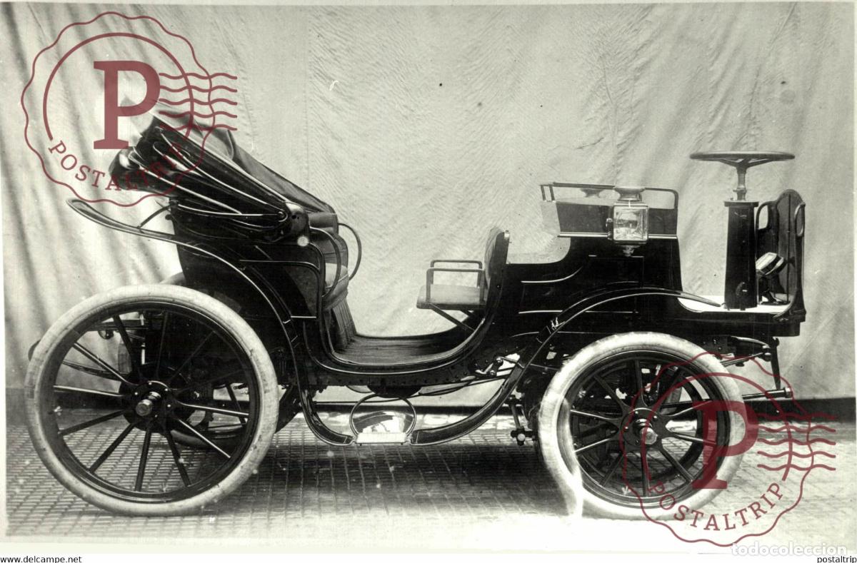 Coches y Motocicletas: KRIEGER 1902 - 1909 20,5*14CM USA MOTOR CARS COCHES Bryan Goodman Collection