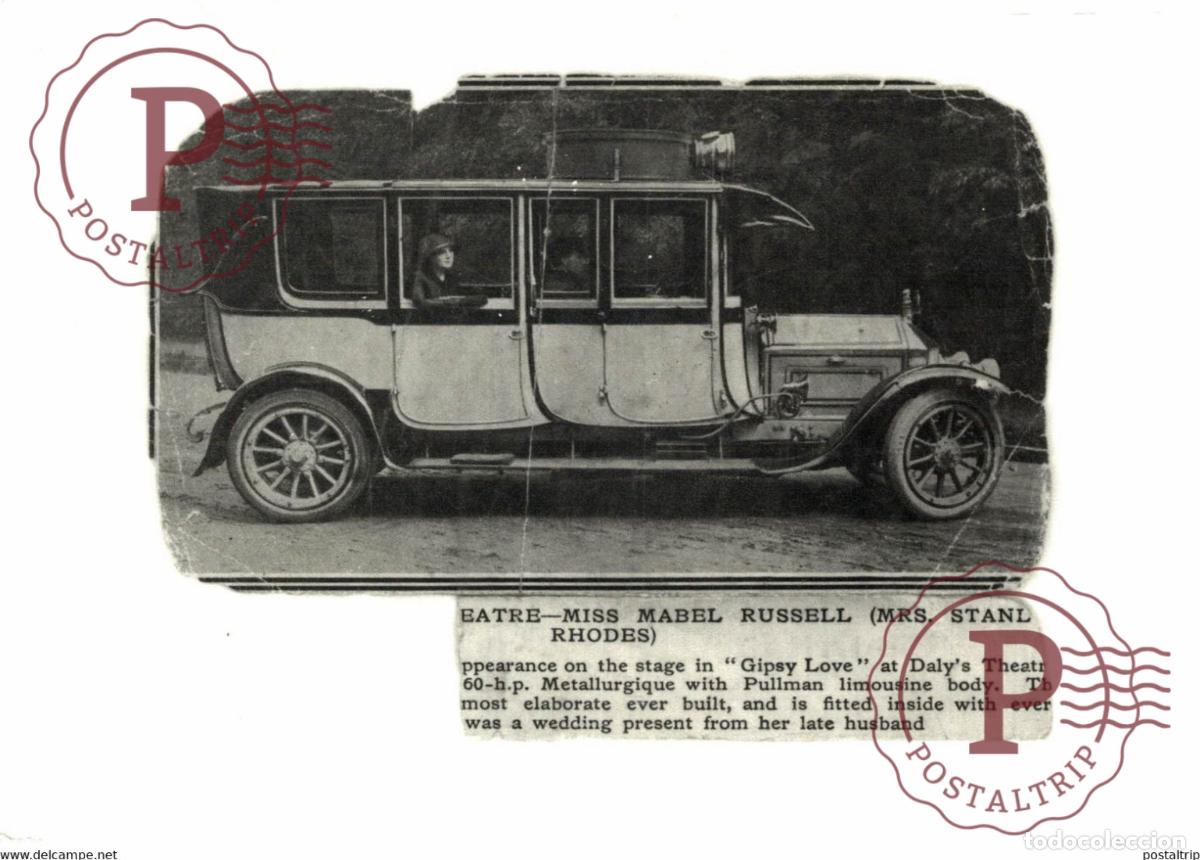 Coches y Motocicletas: M&Eacute;TALLURGIQUE PULLMAN LIMOUSINE MISS MABEL RUSSELL GIPSY LOVE 17*12,5CM USA MOTOR CARS COCHES Bryan