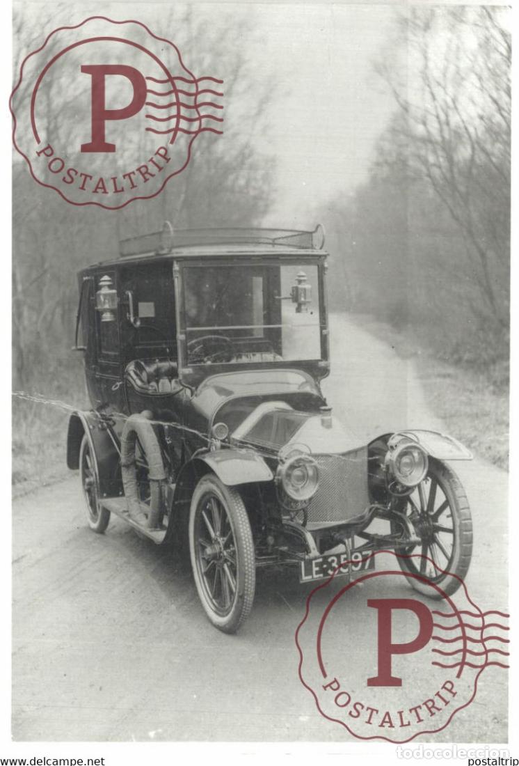Coches y Motocicletas: M&Eacute;TALLURGIQUE 1909 OWNED BY ALFRED FOX 12,5*17CM USA MOTOR CARS COCHES Bryan Goodman Collection