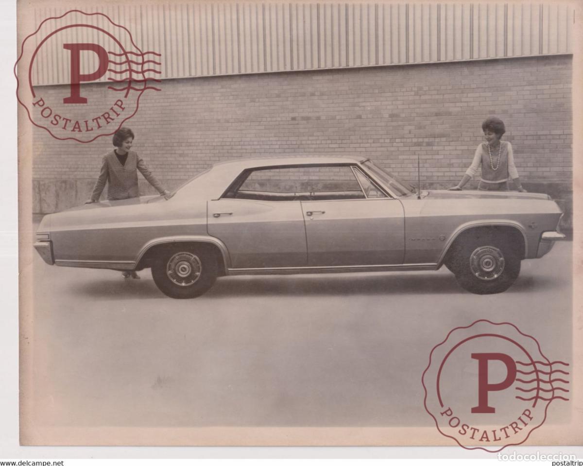 Voitures et Motocyclettes: CHEVROLET IMPALA 25*20CM VOITURE CAR COCHES Bryan Goodman Collection