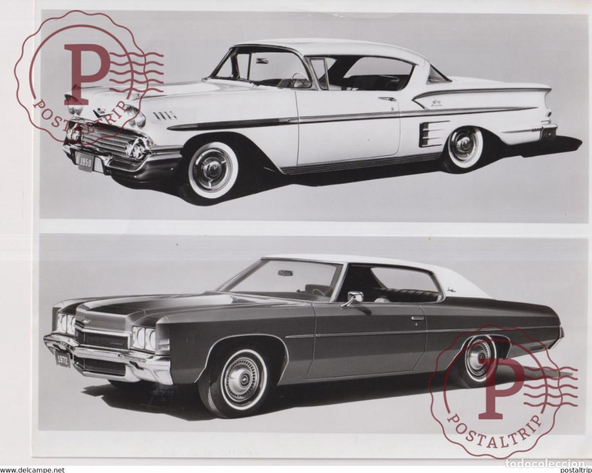 Voitures et Motocyclettes: CHEVROLET IMPALA 25*20CM VOITURE CAR COCHES Bryan Goodman Collection