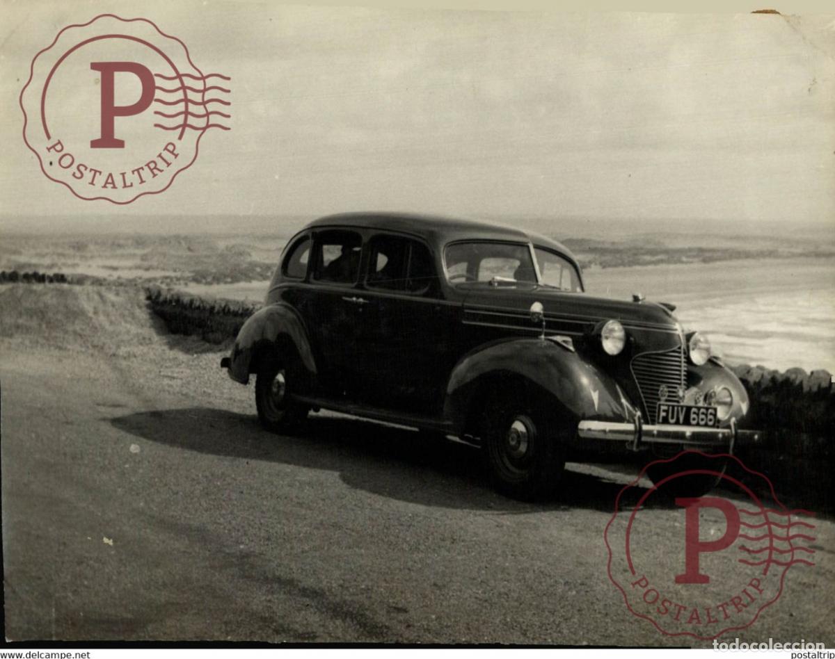 Voitures et Motocyclettes: HUDSON 1938 20*14CM VOITURE CAR COCHES Bryan Goodman Collection