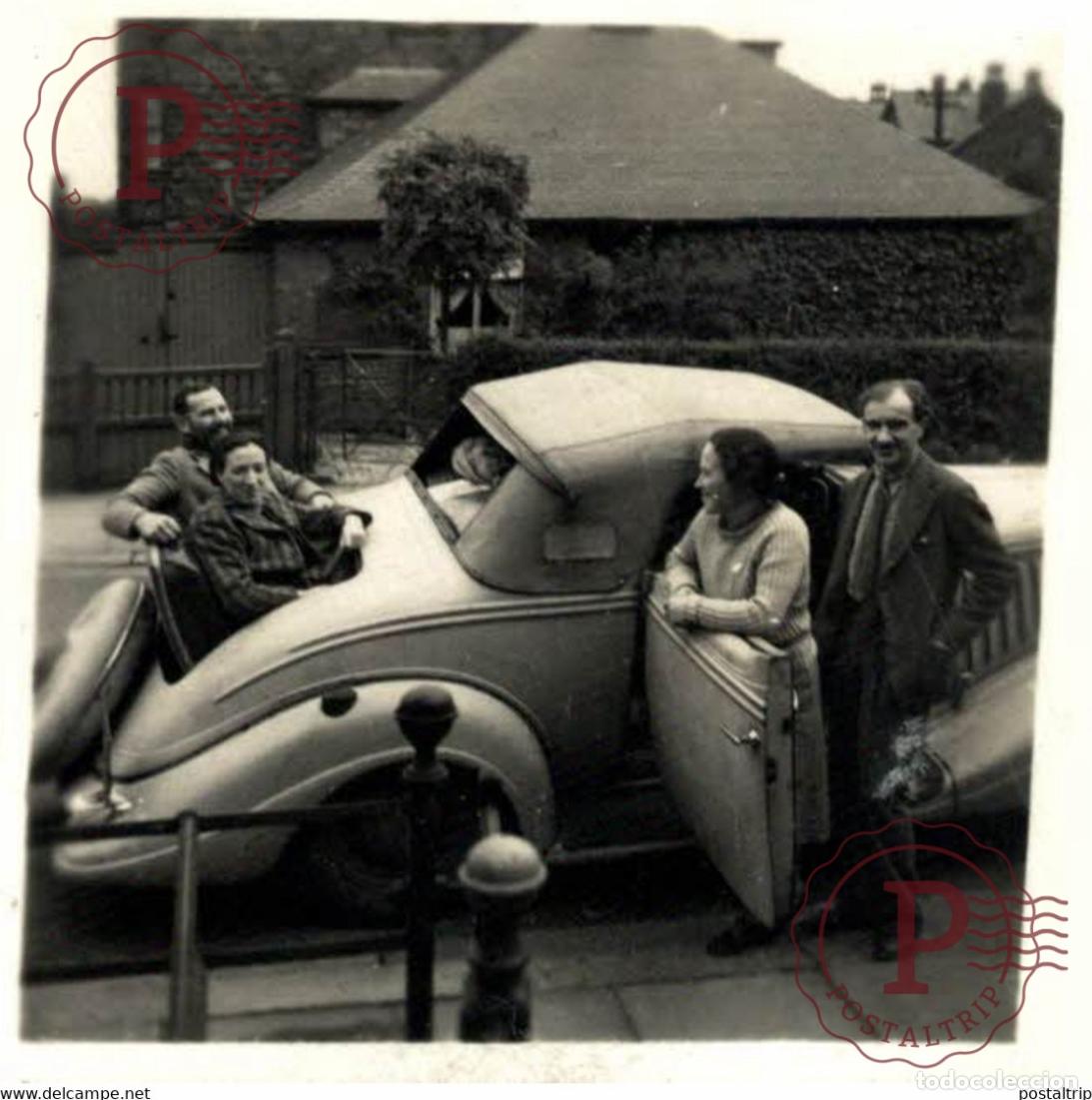 Voitures et Motocyclettes: HUDSON TERRAPLANE STANDARD SIX CONVERTIBLE COUPE 1934 5,5*5,5CM VOITURE CAR COCHES Bryan Goodman Col