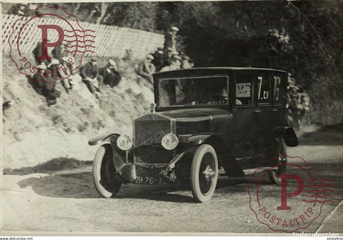Voitures et Motocyclettes: G M 1924-1928 PARIS SOME CRACKS SEE SCAN 18*13CM VOITURE CAR COCHES Bryan Goodman Collection