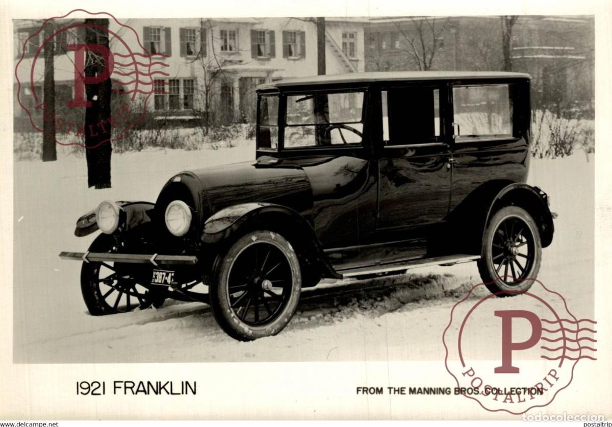 Coches y Motocicletas: 1921 FRANKLIN MANNING BROS COLLECTION USA 16*12CM VOITURE CAR COCHES Bryan Goodman Collection