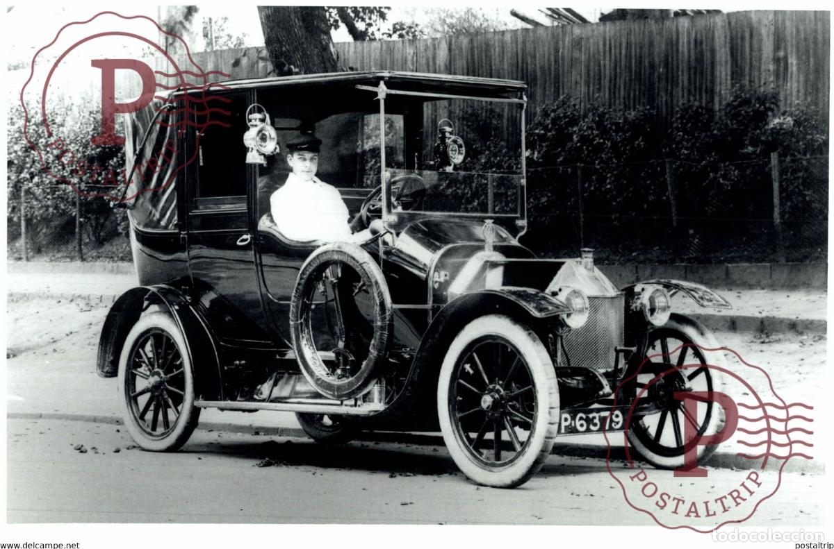 Coches y Motocicletas: M&Eacute;TALLURGIQUE &Eacute;L&Eacute;GANT 26,5*16,5CM USA MOTOR CARS COCHES Bryan Goodman Collection