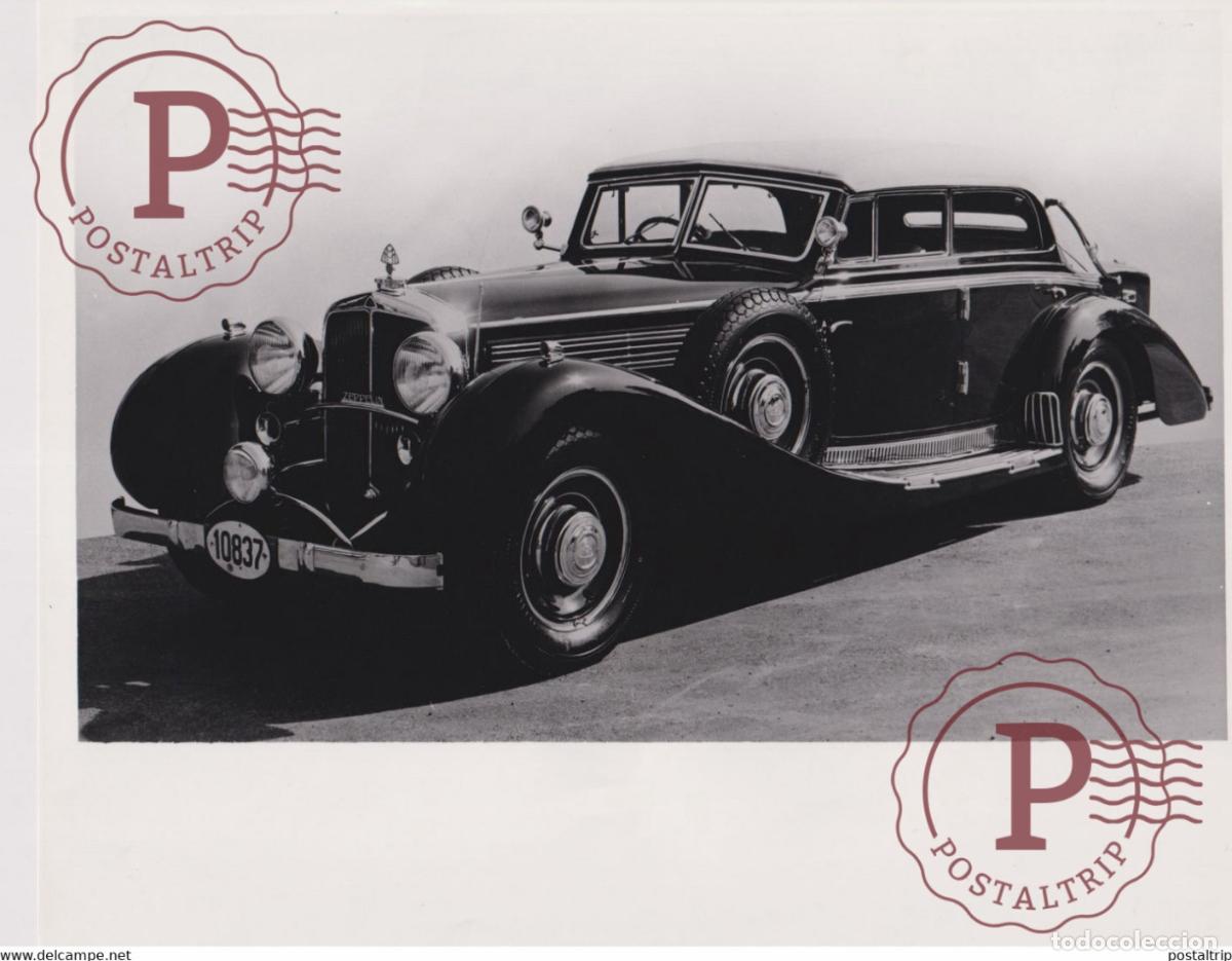 Coches y Motocicletas: MAYBACH ZEPPELIN VOITURE 25,5*20,5CM USA MOTOR CARS COCHES Bryan Goodman Collection