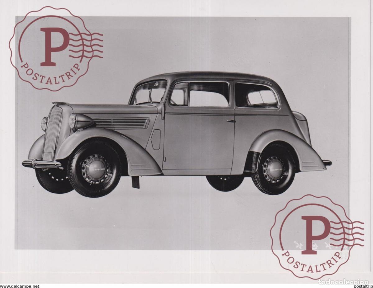 Coches y Motocicletas: OPEL SUPER 6 SWEIT&Uuml;RIGE LIMOUSINE BAUJAHR 1938 TWO DOOR SEDAN 20,5*15CM USA MOTOR CARS COCHES Brya