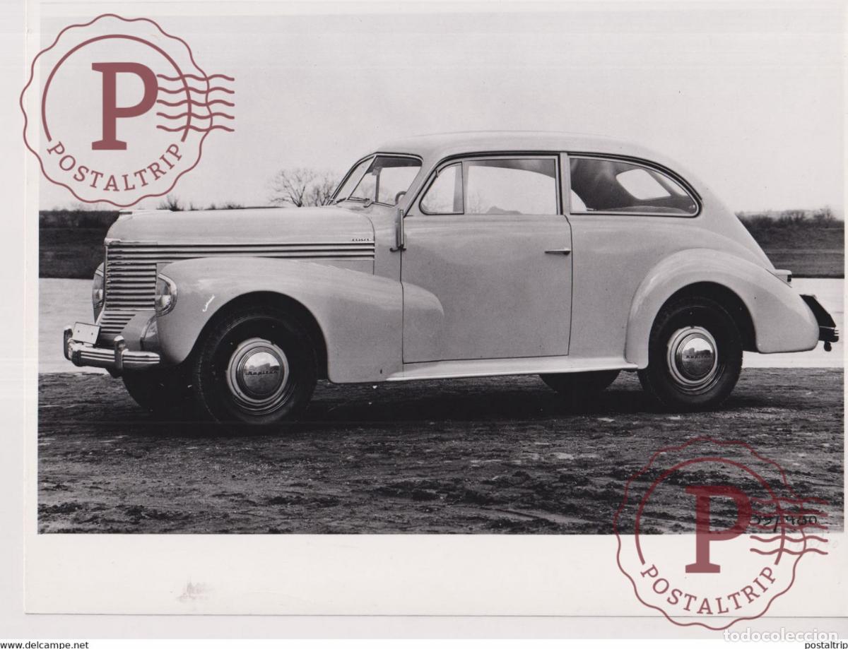 Coches y Motocicletas: OPEL KAPIT&Auml;N 1938 1940 ZWEIT&Uuml;RIGE LIMOUSINE TWO DOOR SEDAN 24*18CM USA MOTOR CARS COCHES Bryan Good