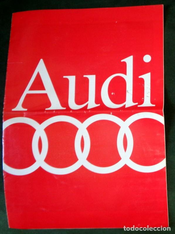 Coches y Motocicletas: CAT&Aacute;LOGO OFICIAL ANTIGUO A&Ntilde;O 1991 COCHES AUDI 8 MODELOS DIFERENTES. AUTOMOVIL