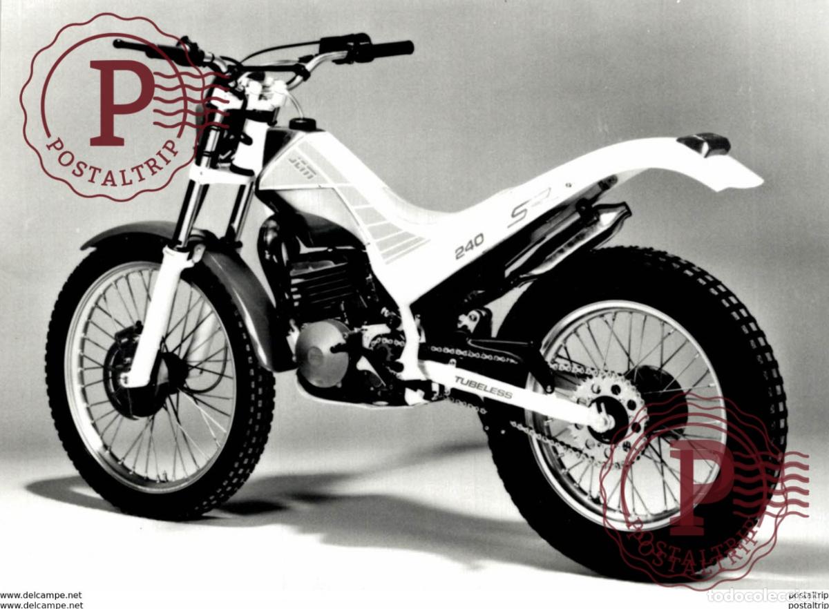 Automobili e Motociclette: JCM 240 +-13cm x 9cm Moto MOTOCROSS MOTORCYCLE Douglas J Jackson archive of motorcycles