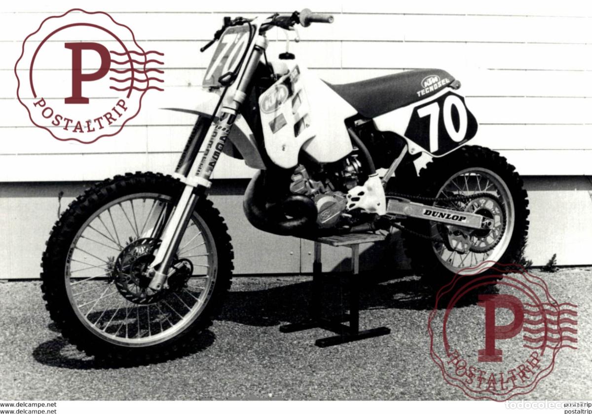 Automobili e Motociclette: KTM Tecnosel +-15cm x 10cm Moto MOTOCROSS MOTORCYCLE Douglas J Jackson archive of motorcycles