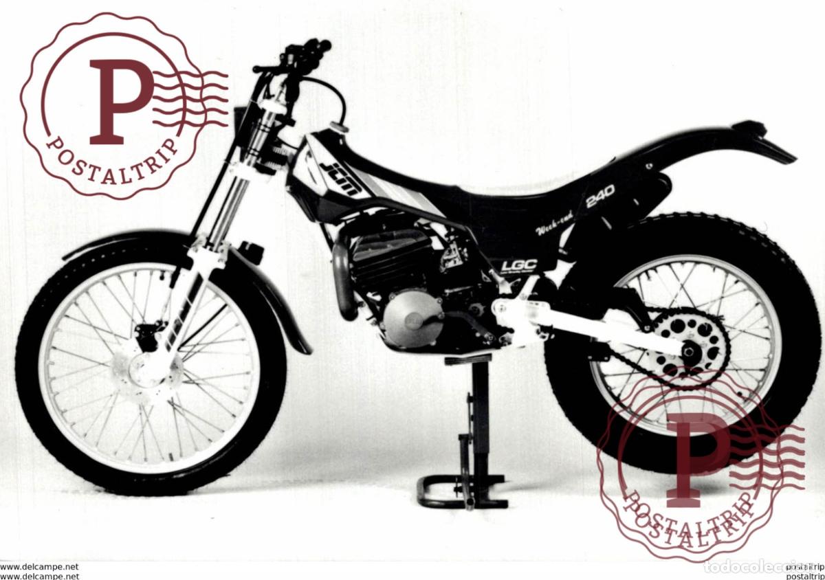 Automobili e Motociclette: JCM 240 +-15cm x 10cm Moto MOTOCROSS MOTORCYCLE Douglas J Jackson archive of motorcycles