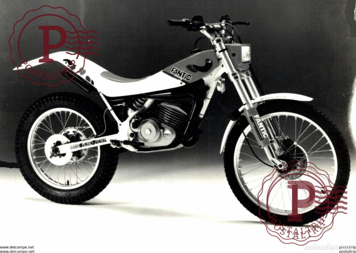 Automobili e Motociclette: Fantic +-15cm x 10cm Moto MOTOCROSS MOTORCYCLE Douglas J Jackson archive of motorcycles