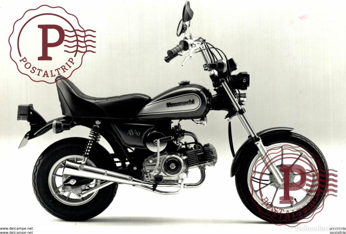 Automobili e Motociclette: Kawasaki +-15cm x 10cm Moto MOTOCROSS MOTORCYCLE Douglas J Jackson archive of motorcycles