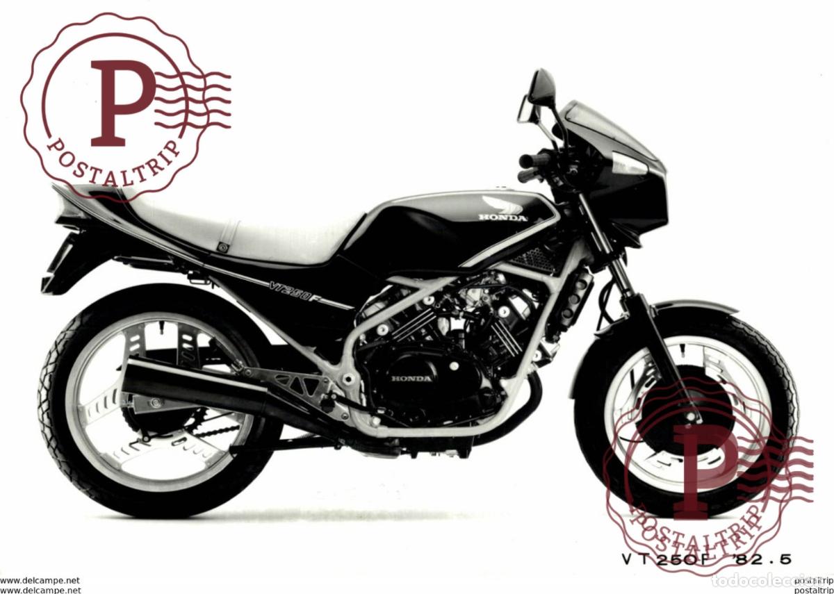 Automobili e Motociclette: Honda VT250F +-15cm x 10cm Moto MOTOCROSS MOTORCYCLE Douglas J Jackson archive of motorcycles