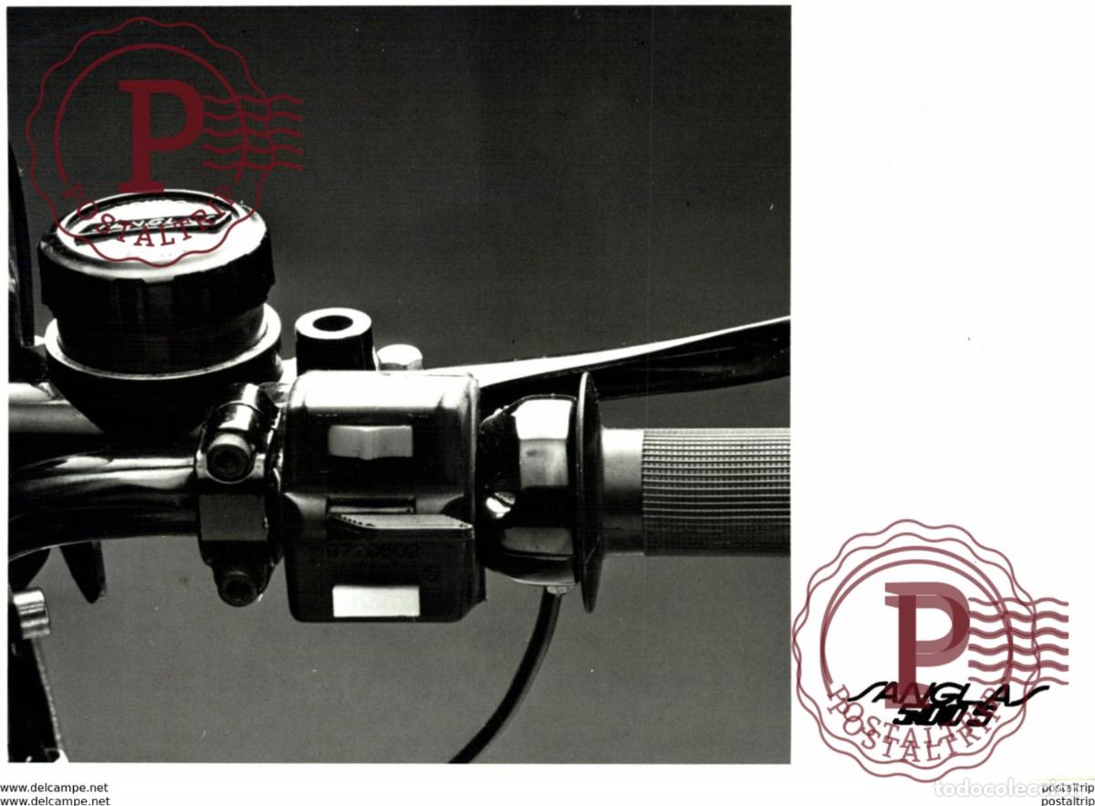 Carros e motociclos: Sanglas 500-5. +-16cm x 12cm Moto MOTOCROSS MOTORCYCLE Douglas J Jackson archive of motorcycles
