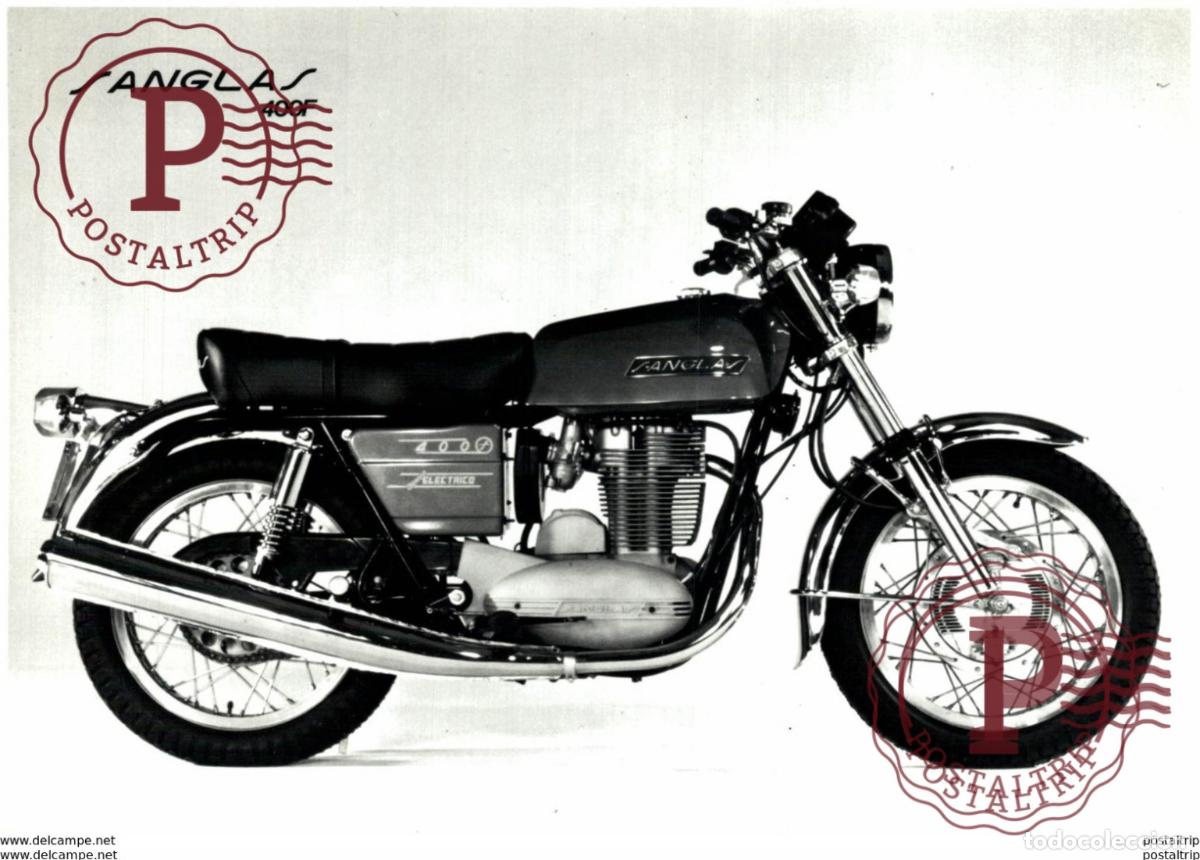Automobili e Motociclette: Sanglas 400F +-17cm x 12cm Moto MOTOCROSS MOTORCYCLE Douglas J Jackson archive of motorcycles