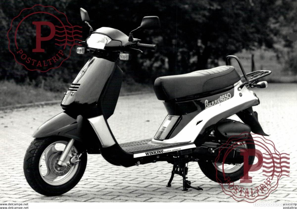 Coches y Motocicletas: Bunny AS50 +-18cm x 12cm Moto MOTOCROSS MOTORCYCLE Douglas J Jackson archive of motorcycles