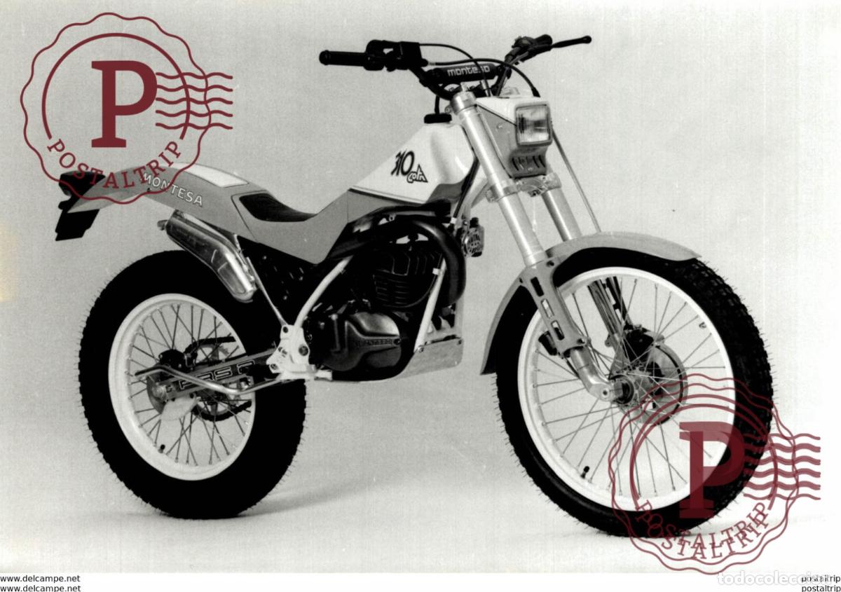 Coches y Motocicletas: Montesa 310Cota +-18cm x 12cm Moto MOTOCROSS MOTORCYCLE Douglas J Jackson archive of motorcycles
