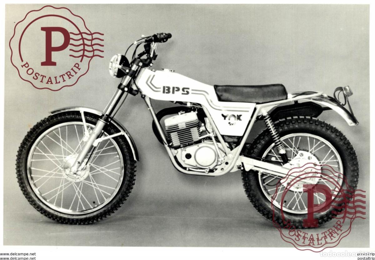 Coches y Motocicletas: BPS 125 Yak +-17cm * 10cm. Moto MOTOCROSS MOTORCYCLE Douglas J Jackson archive of motorcycles
