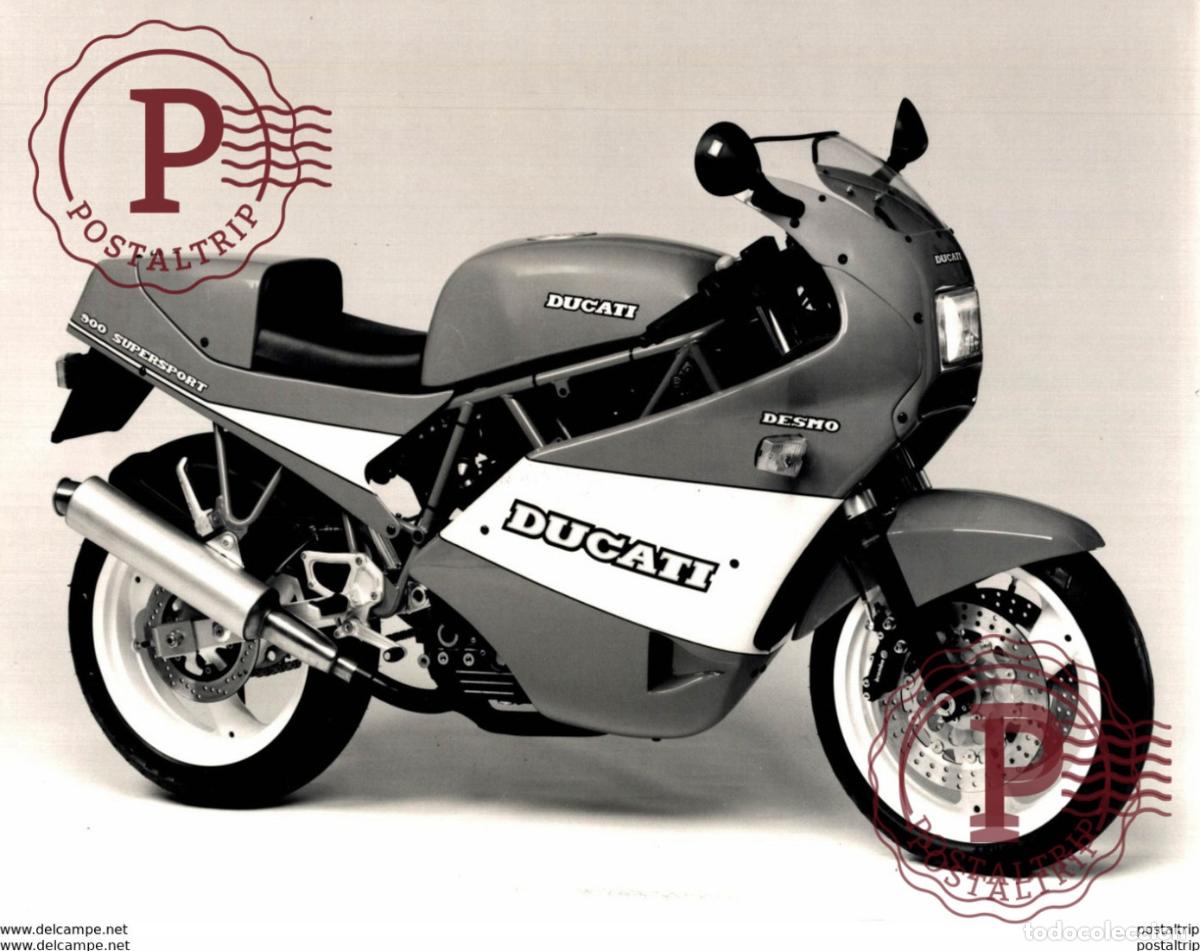 Coches y Motocicletas: Ducati 900Supersport +-24cm*17cm. Moto MOTOCROSS MOTORCYCLE Douglas J Jackson archive of motorcycles