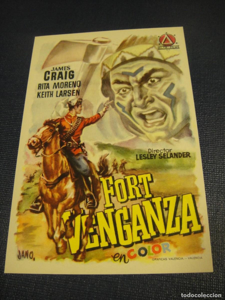 Coches y Motocicletas: fort venganza - folleto de mano - publicidad cine palafox , zaragoza