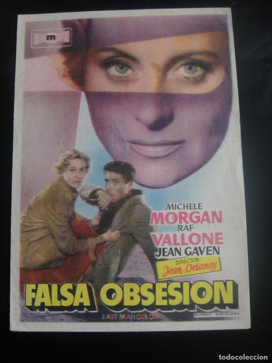 Coches y Motocicletas: falsa obsesion - folleto de mano - publicidad cine dorado , zaragoza