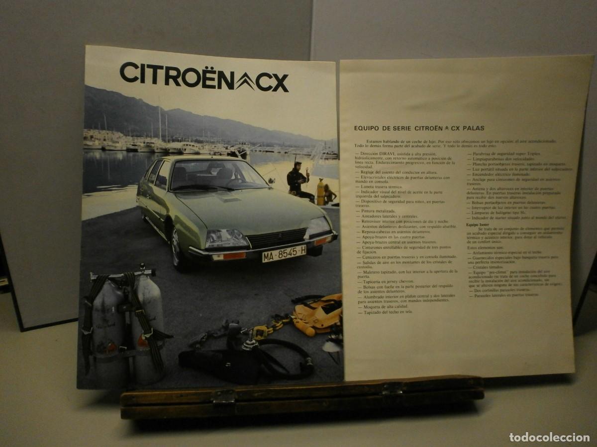 Coches y Motocicletas: catalogo publicitario citroen cx