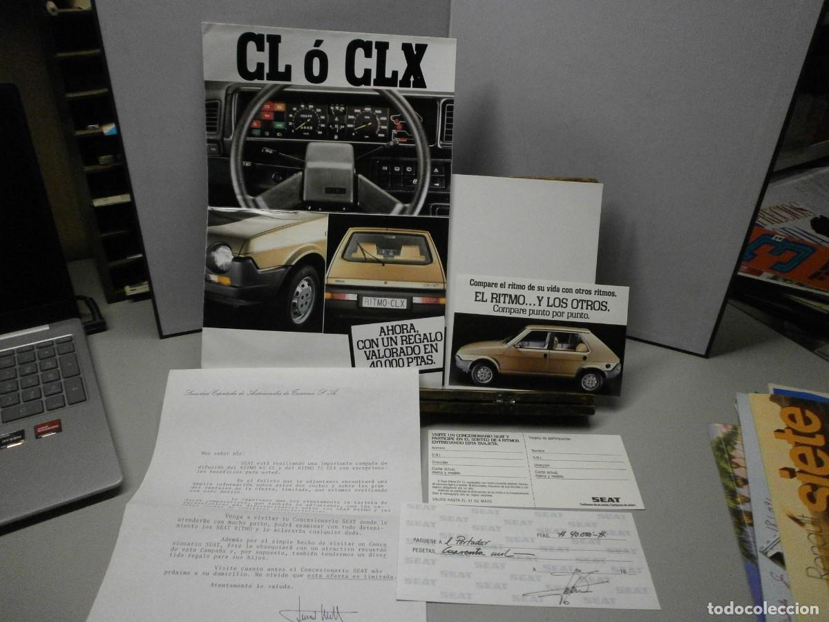 Coches y Motocicletas: catalogo publicitario seat ritmo cl o clx