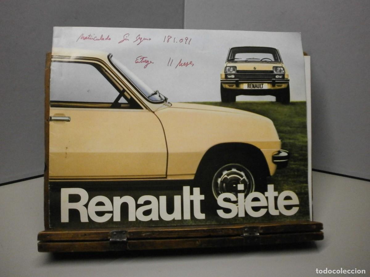 Coches y Motocicletas: catalogo publicitario renault siete