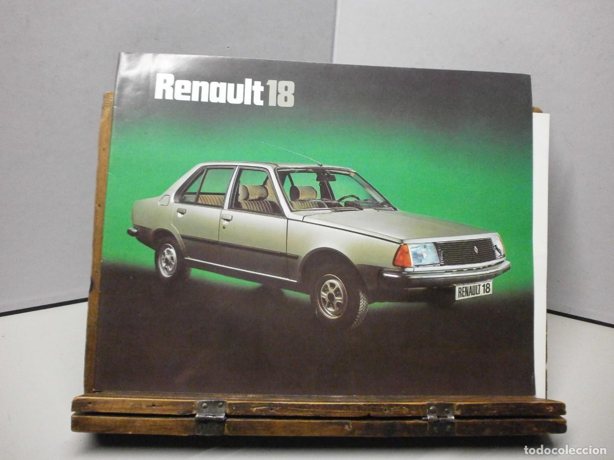 Coches y Motocicletas: catalogo publicitario renault 18
