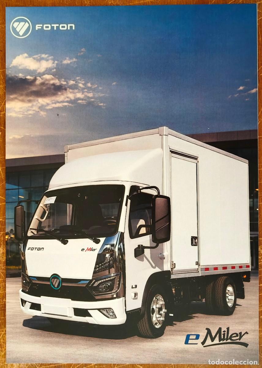 Coches y Motocicletas: Ficha Cat&aacute;logo Camion Foton eMiler. 2025. En espa&ntilde;ol *