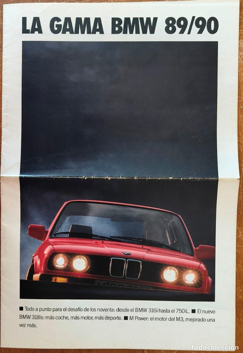 Coches y Motocicletas: Cat&aacute;logo BMW Gama 1989 / 1990. 1989. En espa&ntilde;ol *