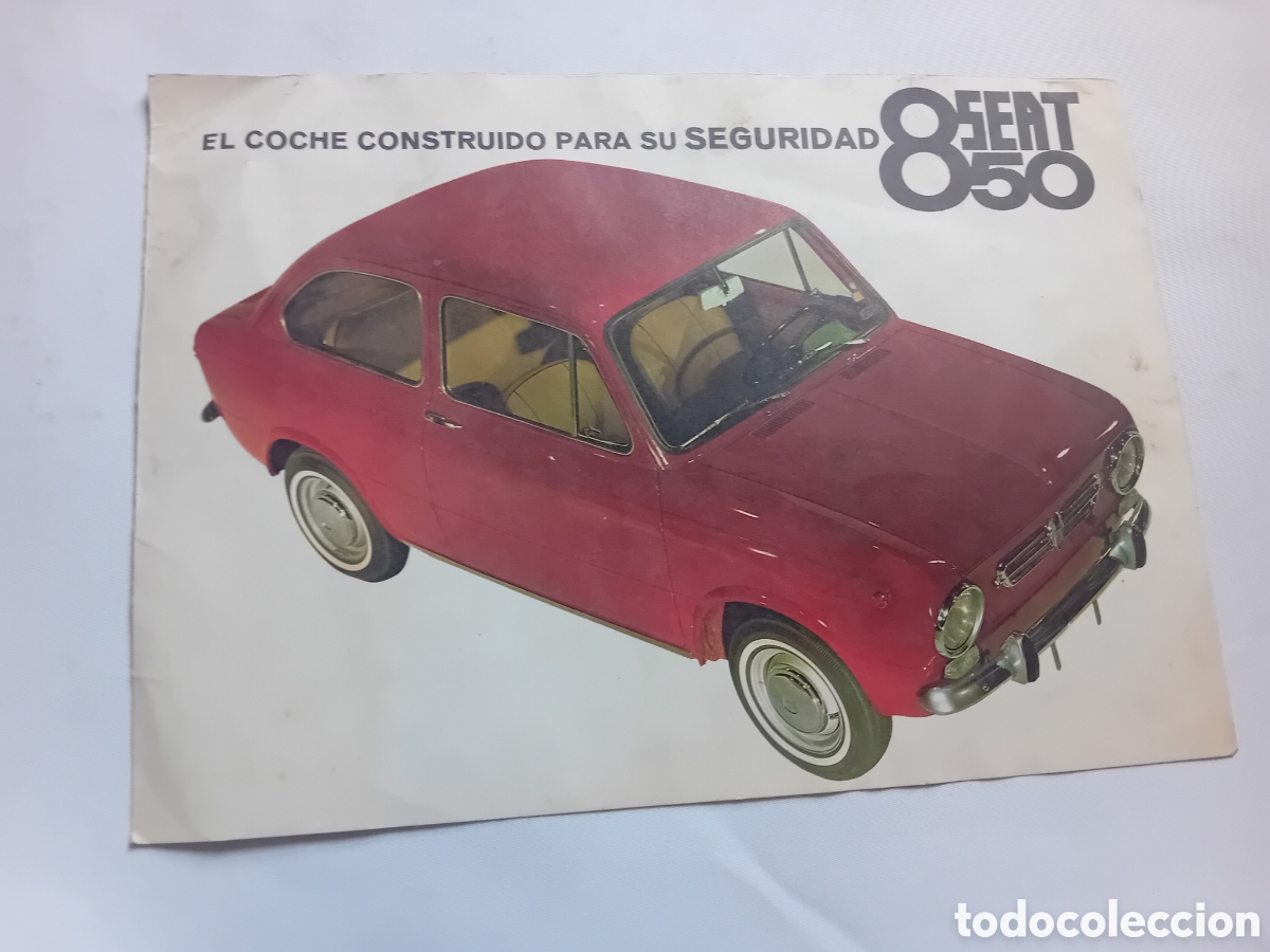 Coches y Motocicletas: Antiguo Cat&aacute;logo SEAT 850