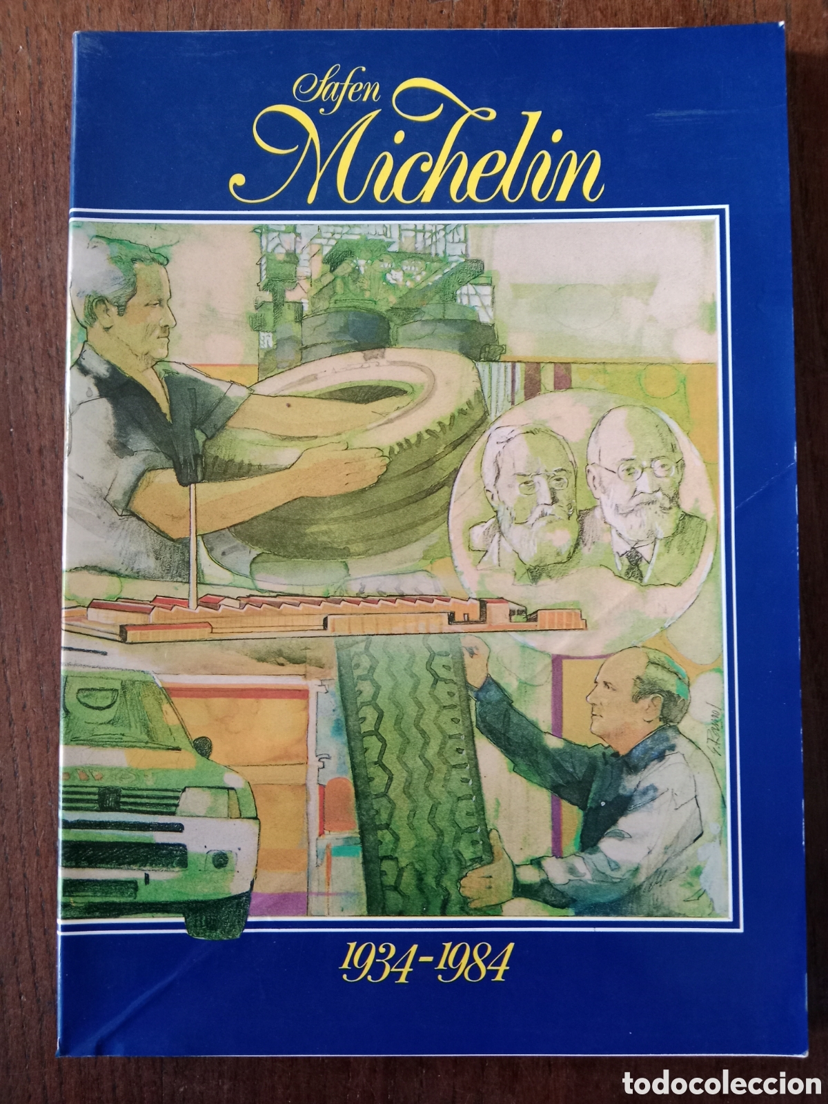 Coches y Motocicletas: Libro safen Michelin 1934 1984 neum&aacute;ticos autom&oacute;vil