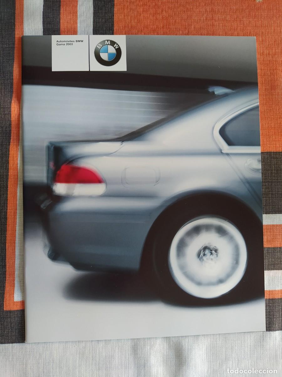 Coches y Motocicletas: Cat&aacute;logo AUTOMOVILES BMW GAMA 2003. Incluye el Z8 y los M3 y M5 y el X5. En espa&ntilde;ol