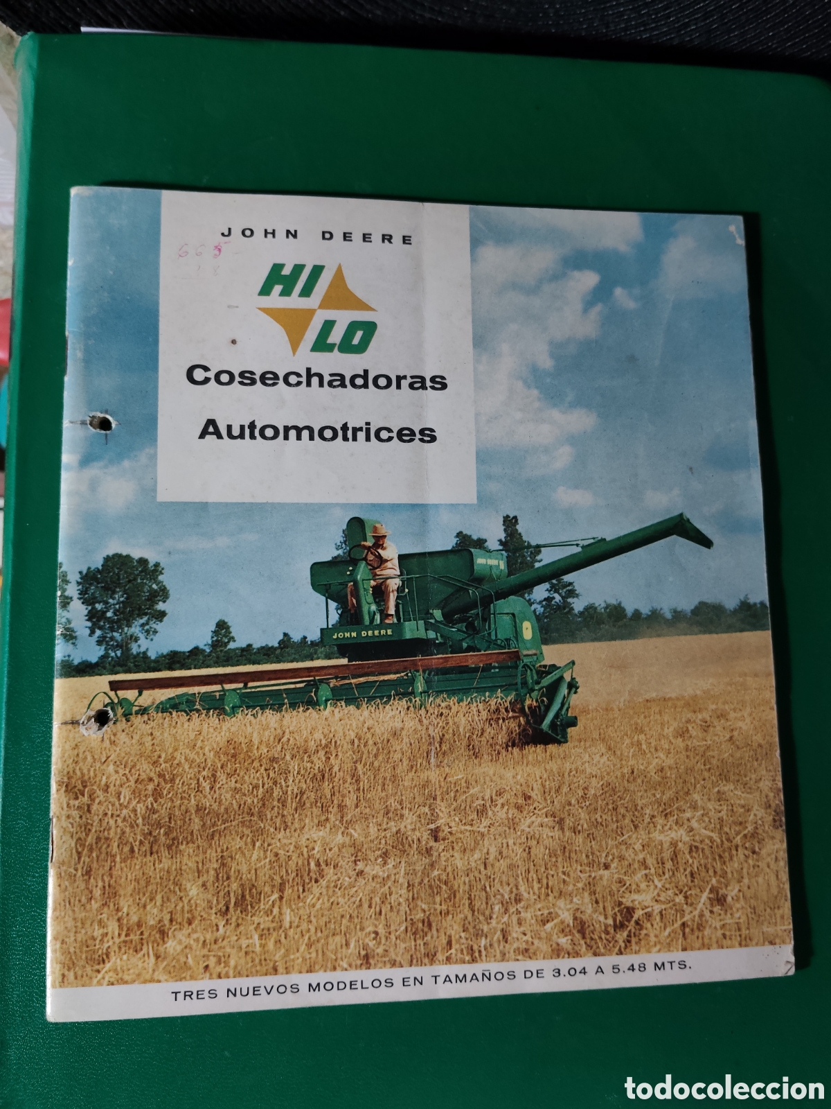Coches y Motocicletas: Cosechadoras Jhon Deere cat&aacute;logo publicidad