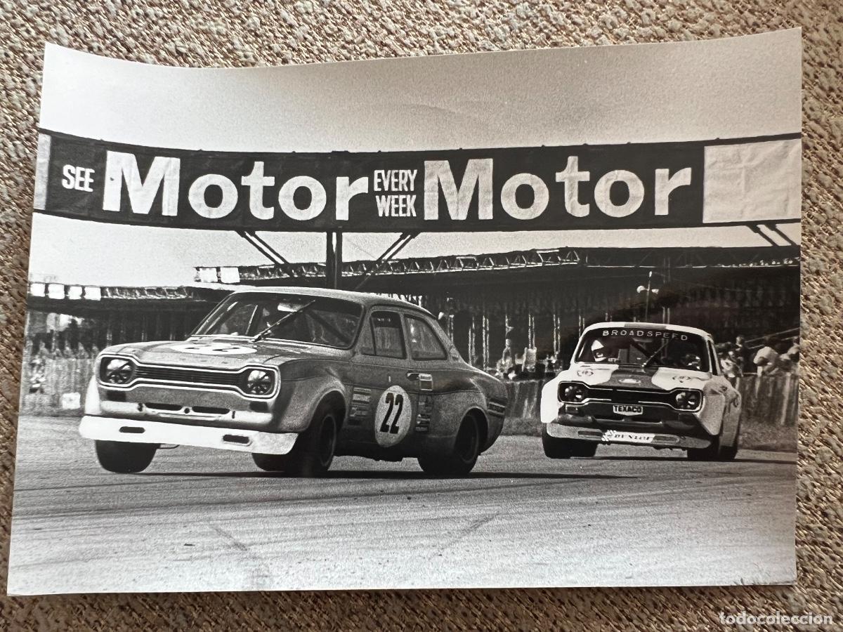 Cars and Motorcycles: URIARTE FORD ESCORT MKI FOTOGRAFIA ORIGINAL PAUL M.P. THOMPSON SILVERSTONE 1972 TOURIST TROPHY