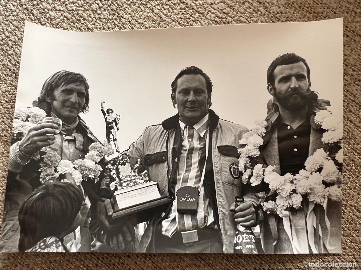 Cars and Motorcycles: DEREK BELL FOTOGRAFIA ORIGINAL PAUL M.P. THOMPSON SILVERSTONE 1972 TOURIST TROPHY