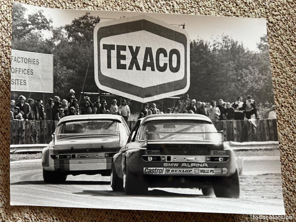 Coches y Motocicletas: BMW 3.0 ALPINA FOTOGRAFIA ORIGINAL PAUL M.P. THOMPSON SILVERSTONE 1972 TOURIST TROPHY