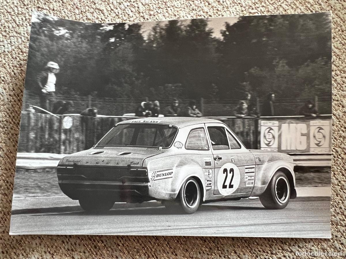 Cars and Motorcycles: URIARTE LEGUELLEC FORD ESCORT FOTOGRAFIA ORIGINAL PAUL M.P. THOMPSON SILVERSTONE 1972 TOURIST TROPHY