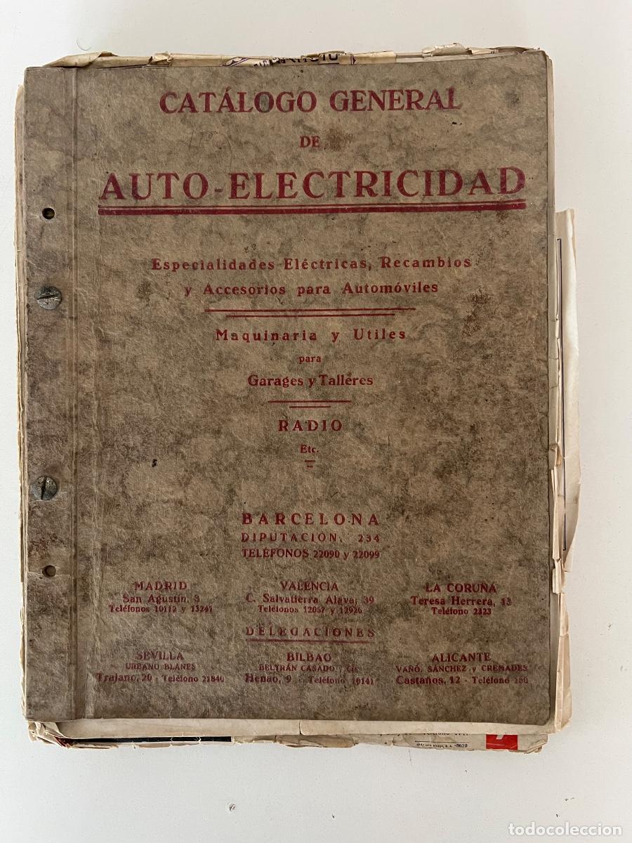 Automobili e Motociclette: CATALOGO GENERAL DE AUTO-ELECTRICIDAD RECAMBIOS Y ACCESORIOS 1933