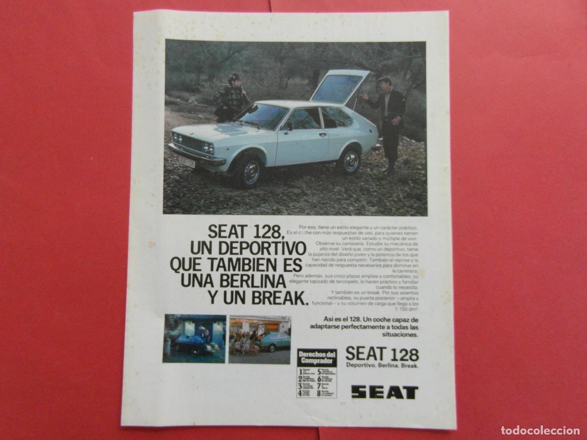 Coches y Motocicletas: PUBLICIDAD 1979 - SEAT 128