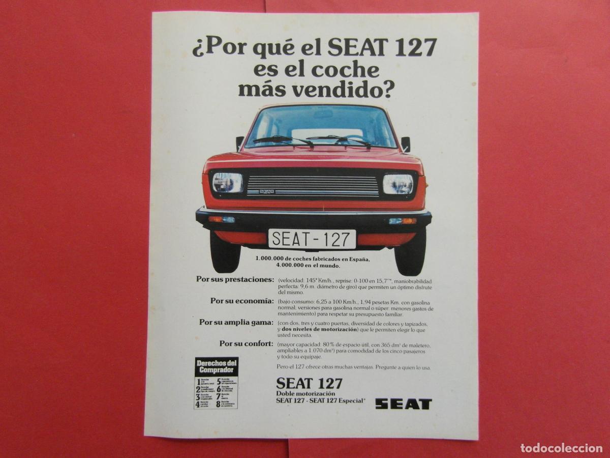 Coches y Motocicletas: PUBLICIDAD 1979 - SEAT 127